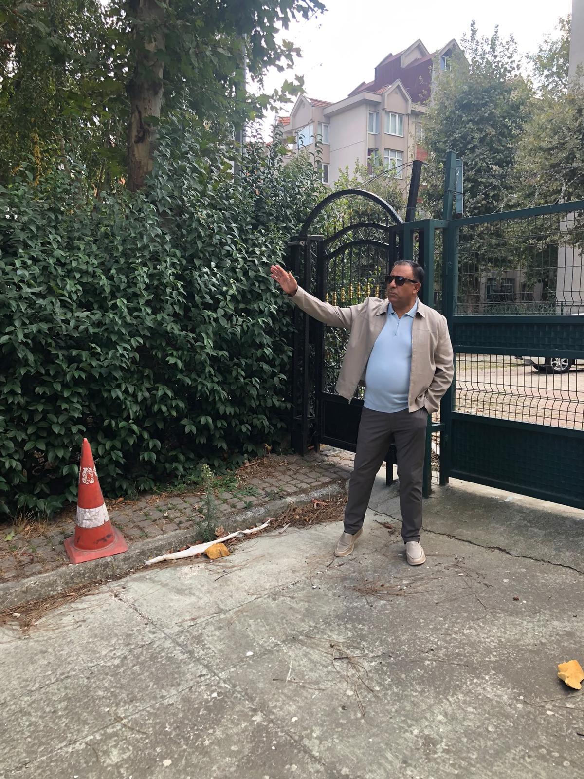 Olcaylar Grup yönetim kurulu başkanı sayın Mehmet Olcay bey, şantiye alanını teftiş etti
